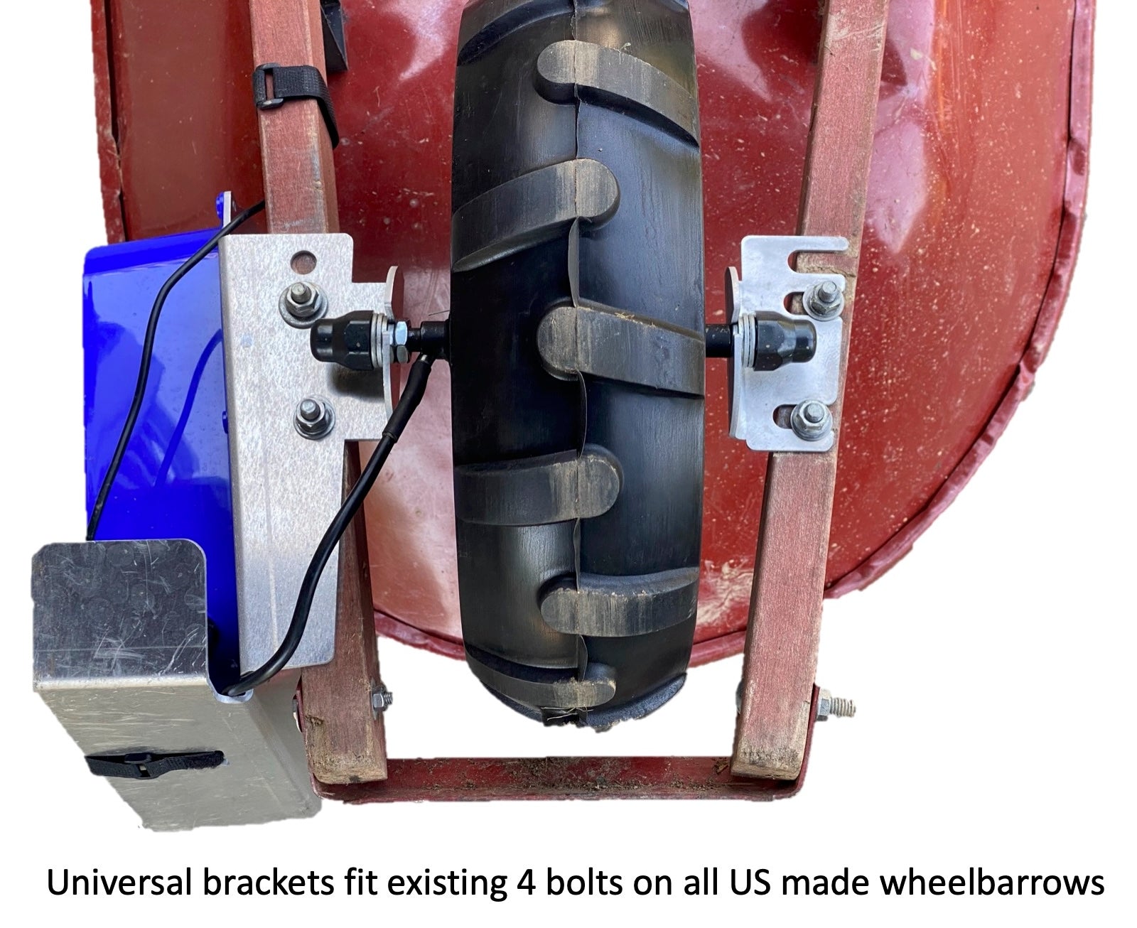 electric wheelbarrow kit brackets